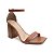 SANDALIA GIOH SHOES BLOCO ALTO MARROM - Imagem 3