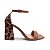 SANDALIA GIOH SHOES BLOCO ALTO ONÇA MARROM - Imagem 4