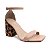 SANDALIA GIOH SHOES BLOCO ALTO ONÇA NUDE - Imagem 3