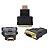 ADAPTADOR HDMI MACHO X DVI FEMEA AD0260 4645 PRETO EXBOM - Imagem 1