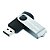 PEN DRIVE 64GB USB 2.0 TWIST PD590 PRETO MULTILASER - Imagem 1