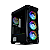 GABINETE GAMER CG-A1B1 DARK TROOPER RITIMICO RGB 3 FAN + BARRA PRETO K-MEX - Imagem 1