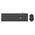 KIT TECLADO E MOUSE USB CM102 PRETO LECOO - Imagem 1