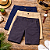 Kit 3 Bermudas Masculina em Sarja Premium - Cores Sortidas - Imagem 1