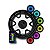 Alto Falante Subwoofer Uxp12 Led Rgb 12 500w Rms Bravox 2+2o - Imagem 1