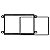 Moldura Expex 2 Din Onix Cobalt Prisma Preta Epx 101 - Imagem 1
