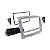 Moldura Expex 1 Din Palio weekend Strada 12+ Prata Epx 377 - Imagem 1