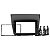Moldura Expex 2 Din L200 triton 2009 a 2014 Pt Epx 110 - Imagem 1