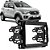 Moldura Fiamon 2 Din Toro mobi uno Completo Preta 3301 Jap - Imagem 1