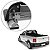 Capota Maritima Saveiro Simples 2010 A 2020 C/ Gancho Eco ff155 flash cover force - Imagem 1