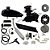 Kit farol auxiliar Milha Kwid 2017 em diante Bmu shocklight - Imagem 1