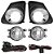 Kit farol auxiliar Milha Corolla 2012 e 2013 Aro Cromado Bmo - Imagem 1