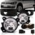 Kit farol auxiliar Milha Saveiro Trend tropper G6 2013+ Cgd - Imagem 1