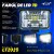 Farol Led Retangular C/aba Alto/baixo 48 Leds 7d 144w 12-80v - Imagem 2