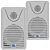 Kit Som Ambiente Taramps Home 80 + 1 Par Bsa Foco 35 Branca - Imagem 2