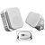 Kit Som Ambiente Taramps Home 80 + 2 Pares Caix Aw4-w Branca - Imagem 4