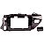 Moldura 2 Din 10 Polegadas Hilux 17 a 21 Black Pi Epx10to004 - Imagem 4