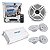 Kit Som Maritimo Hurricane Subwoofer Radio Modulo 2 Par 6x9 - Imagem 1
