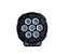 Farol Led auxiliar Xroad Shocklight Redondo 7 Led 35w 4050lm - Imagem 1