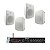 Kit som ambiente Taramps THS 3600 com 4 caixa Kaz K5 branca - Imagem 1