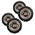 Kit 4 Alto Falantes 6 Polegadas Hurricane Qr6 320w Rms Total - Imagem 1