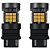 Lâmpada led 2 polo t25 36 led shocklight canbus laranja 12v - Imagem 2