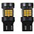 Lâmpada led 2 polo t20 36 led shocklight canbus laranja 12v - Imagem 2