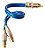 Cabo Y Rca 2 Femeas E 1 Macho Azul Blindado svart 5mm automotivo - Imagem 3