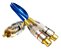 Cabo Y Rca 2 Femeas E 1 Macho Azul Blindado svart 5mm automotivo - Imagem 2