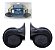 Buzina Caracol Universal 12v Carro Caminhao Par techone - Imagem 1