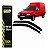 Jogo Calha Defletor Chuva ecoflex 40006A fiorino fire 2003 a 2013 - Imagem 1