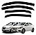 Jogo Calha Defletor Chuva ecoflex 80011A onix prisma 2013 a 2019 4 portas - Imagem 1