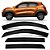 Jogo Calha Defletor Chuva ecoflex 91010A kwid 2017 em diante 4 portas - Imagem 1