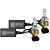 Kit par lâmpada ultra led AI shocklight hir2 9012  5000lm 52 a 75w com aplicativo e sistema inteligente - Imagem 5