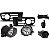 Kit farol milha auxiliar shocklight Polo 2003 a 2006 SL-261210 - Imagem 1
