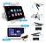 Central Multimídia 1 Din e-tech 10 polegadas combat rotate Mp5 rotativa espelhamento Bluetooth Android Auto Car Play sem fio - Imagem 2
