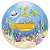 Painel Redondo - Mundo Bita Fundo do Mar - Sublimado 3D - Imagem 1
