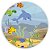 Painel Redondo - Fundo do Mar - Sublimado 3D - Imagem 1