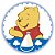 Painel Redondo - Ursinho Pooh  - Sublimado 3D - Imagem 1