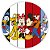 Painel Redondo - Turma do Mickey  - Sublimado 3D - Imagem 1