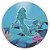 Painel Redondo - Sereia  - Sublimado 3D - Imagem 1
