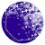 Painel Redondo - Abstrato Roxo - Sublimado 3D - Imagem 1