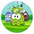 Painel Redondo - Om Nom  - Sublimado 3D - Imagem 1