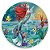 Painel Redondo - Ariel Pequena Sereia  - Sublimado 3D - Imagem 1