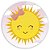 Painel Redondo - Sol  - Sublimado 3D - Imagem 1