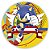 Painel Redondo - Sonic  - Sublimado 3D - Imagem 1
