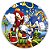 Painel Redondo - Sonic  - Sublimado 3D - Imagem 1
