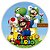 Painel Redondo - Super Mario  - Sublimado 3D - Imagem 1