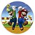 Painel Redondo - Super Mario  - Sublimado 3D - Imagem 1