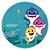 Painel Redondo - Baby Shark - Sublimado 3D - Imagem 1